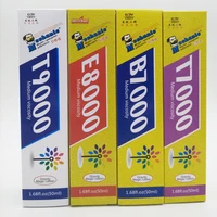 MECHANIC T9000 T7000 E8000 B7000, pegamento Universal TRANSPARENTE blanco y negro sin corrosión para marco de teléfono móvil, joyería hecha a mano