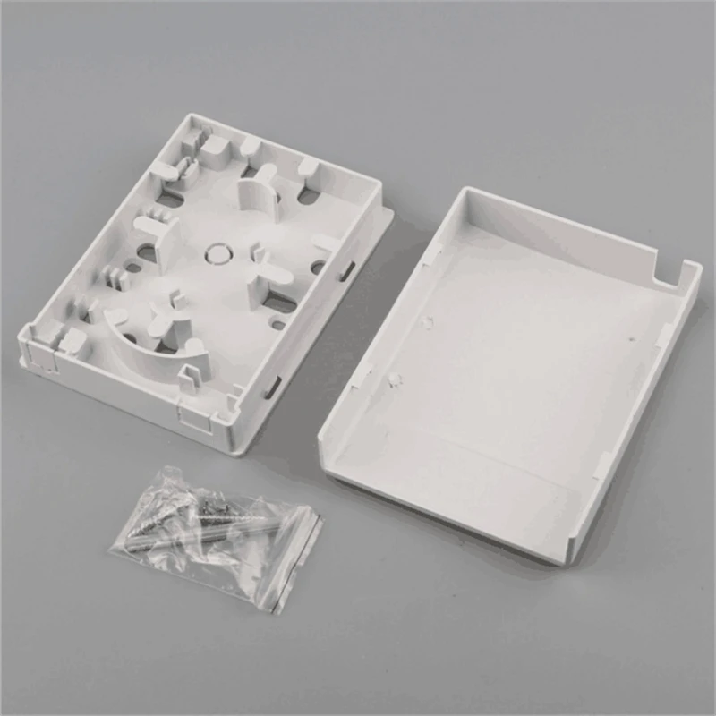 120 type patch panel single port abs plastic terminal box optical fiber distribution box one port free shipping elink 20 Pcs