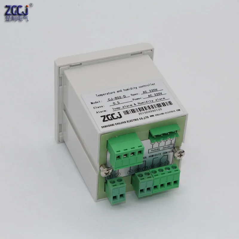 Controlla 4 dispositivi Regolatore di temperatura e umidità da 0,0~99,9% RH, -40~120'C con cavo in silicone da 10 m e sensore con custodia metallica