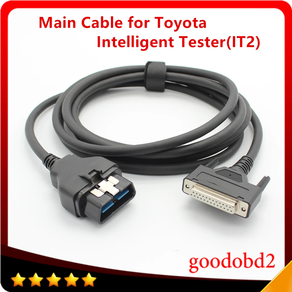 Car OBD2 16PIN Main Test Cable for Toyota Intelligent Tester IT2 Cables