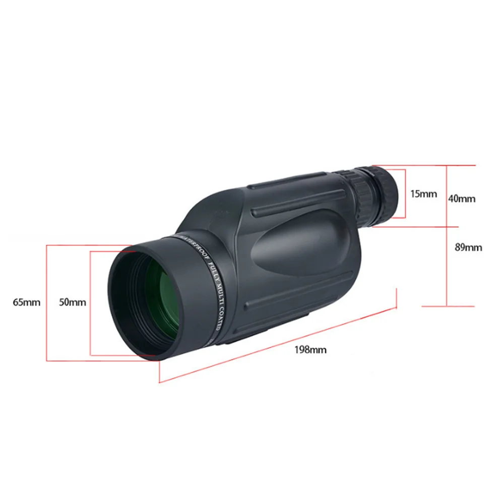 Gomu Zoom Telescope Monocular 10-30x50mm High Power HD Outdoor View Mirror Single Eye Telescope Bird Mirror FMC BAK4 Telescope