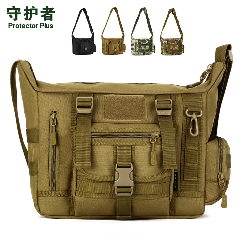 A4 large capacity bag Nylon waterproof  man bag messenger bags big shoulder bag for Ipad ,14 inch laptop   A3191