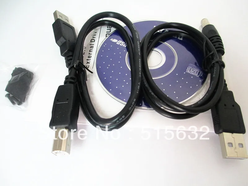 Estojo combo para dvd e cd sata, capa externa usb 12.7