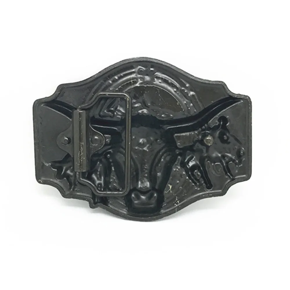 Europe and the United States the most popular western bull bullfighting knight alloy buckle for 4.0 belt