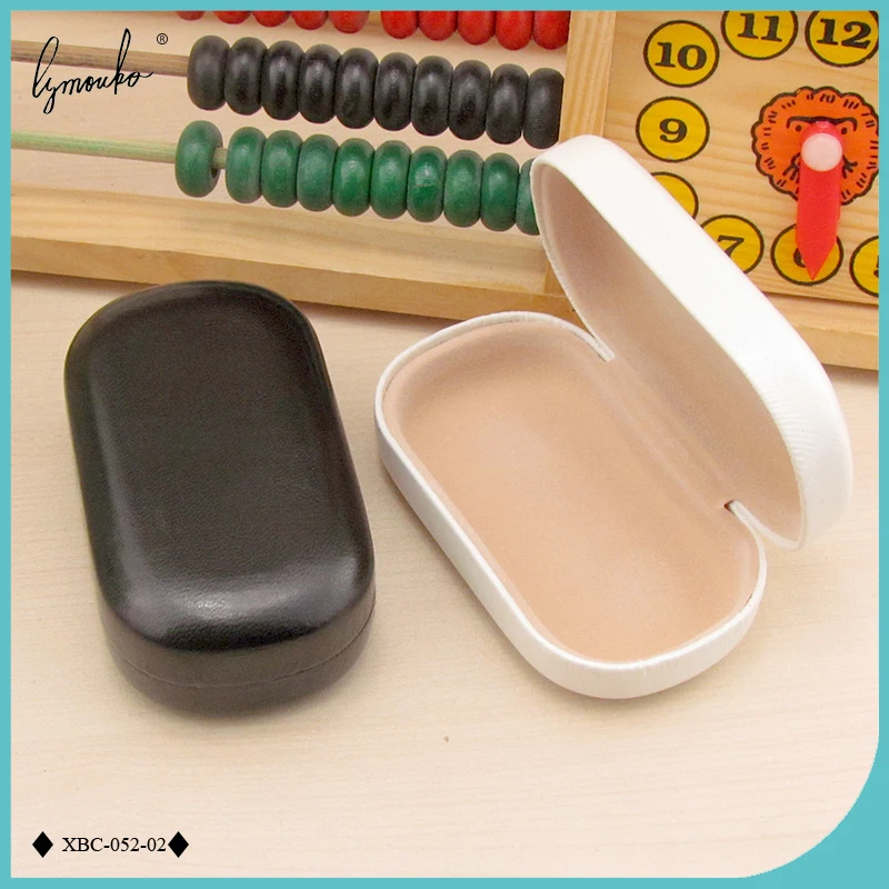 Lymouko Hotting Sale Multifunction DIY Smooth Surface PU Contact Lens Case for Kit Holder Metal Storage Box