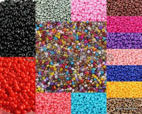 450gram 2mm Cezch Glass Seed Beads Jewelry Finding Spacer Beads Solid Color DIY glass micro beads mix Vintage Bulk sale