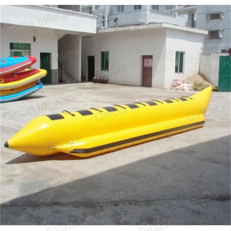 

8 Person Inflatable Ski Flotation 2 Tube Banana Boat Towables Water Wave Surf Game Riding Water Game