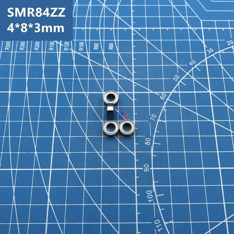 

Hot sale free Shipping 20pcs ABEC-5 SMR84ZZ (4*8*3 mm) Stainless Steel deep groove ball bearings Shielded SMR84Z SMR84 ZZ