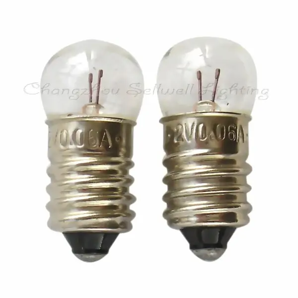 

2022 Sale Professional Ccc Ce Lamp Edison Hot Sale!e10 T10x23 2v 0.06a Miniature Lamp Bulb Light A031