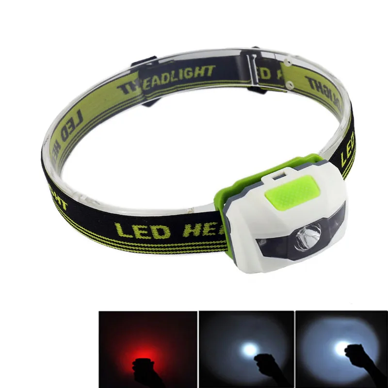 Linterna LED CREE Q5 impermeable, 4 modos de iluminación profesional, superbrillante, con diadema