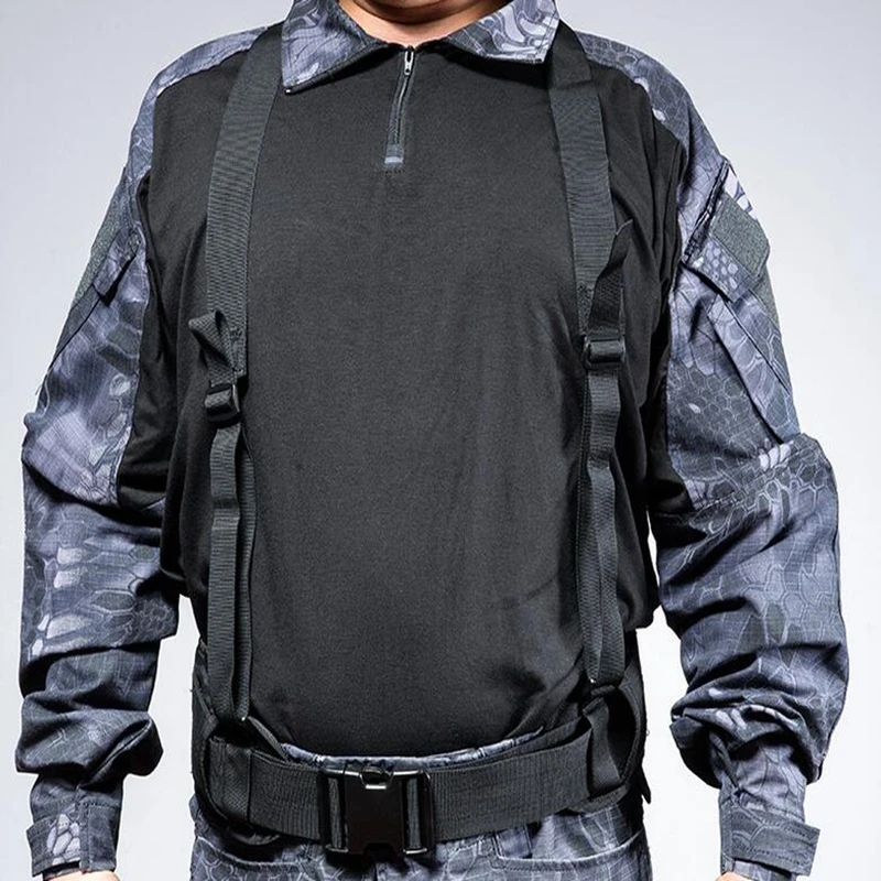 Molle Chest Rig Taktische Weste Gear Pack Magazintasche Holster Molle System Männer Nylon Taillenstütze – Detail 10