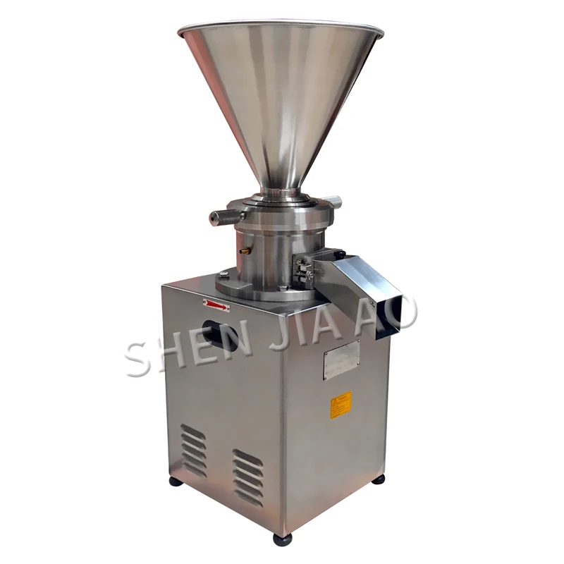 JMC-80 Vertical Colloid Refiner Grinding Peanut Butter Grinding Hot Sauce Machine 380V Stainless Steel Colloid Grinding