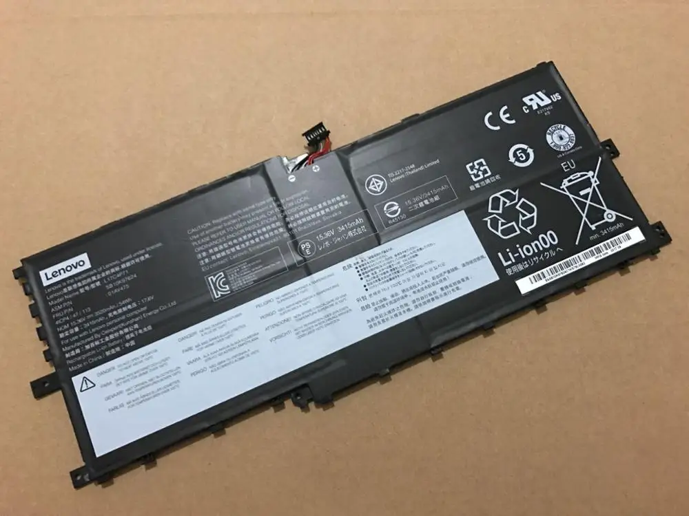 New genuine Battery for Lenovo ThinkPad X1C yoga Carbon 7 L17C4P71 L17M4P71 SB10K97624 01AV475 15.36V 54WH