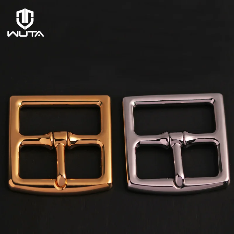 WUTA High Quality Stainless Steel Fashion Men\'s Belt Buckle Metal Belt Strap Buckle DIY Leather Accessories 3 Size Available