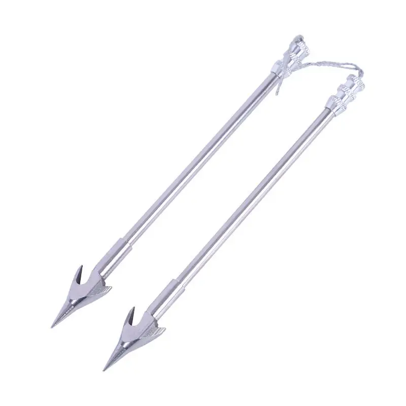 20pcs/lot Stainless Steel Slingshot Arrowhead Bow Fishing Dart Arrowhead Slingshot Catapult Hunting Shooting Catapult Dart Tool