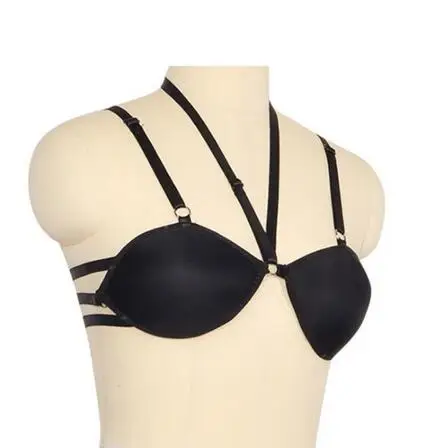 fashion Hot koop Sexy Bra Strap Vrouwen Ondergoed Beha Fetish Borst Bondage Femme Jarretellegordel Harnas Lace Beha