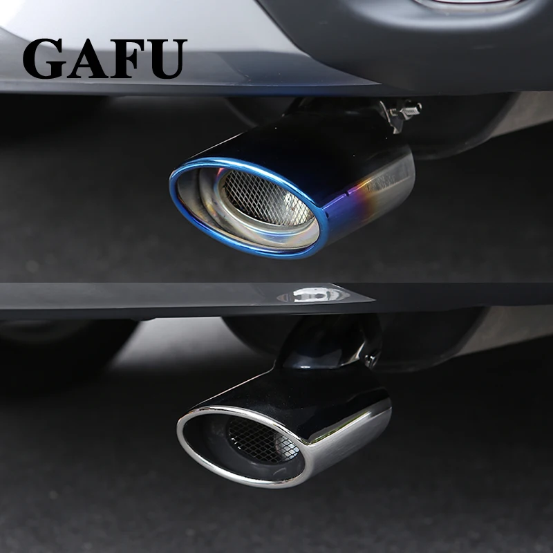 

Stainless Steel Cover Decor For CRV CR-V 2012 2013 2014 2015 Exhaust Muffler Tips Rear Tail Pipe Tip Tailpipe End Trim