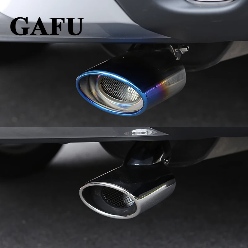 Stainless Steel Cover Decor For CRV CR-V 2012 2013 2014 2015 Exhaust Muffler Tips Rear Tail Pipe Tip Tailpipe End Trim