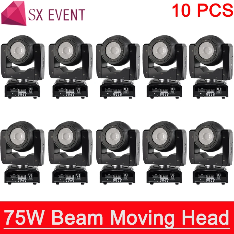 

SX EVENT LED moving head beam 75W RGBW Colorful 75 watt beam moving heads dmx dj lighting party event light/SE-75BEAM