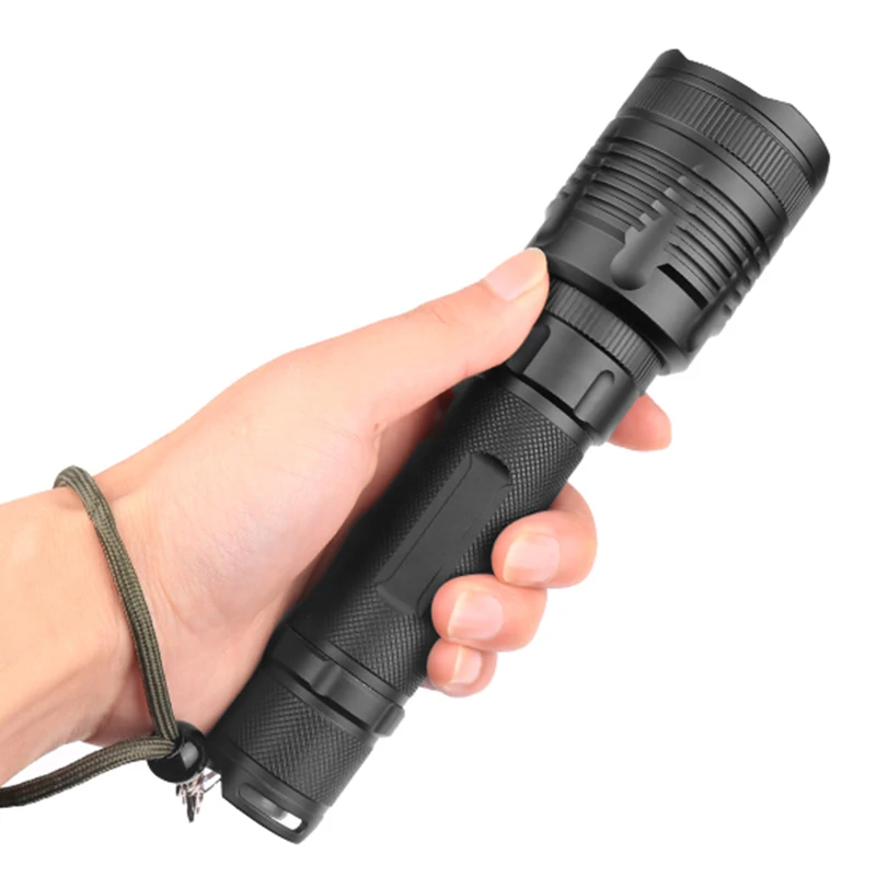 Litwod Z25P78 Original CREE XHP70.2 32w powerful zoom lens Tactical LED Flashlight torch 10000mAh 26650 18650 Battery