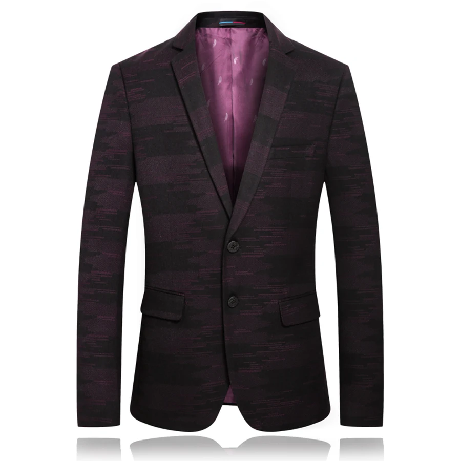 

Unique Mens Blazers Casual With Patterns Men Stylish Blazer Slim Fit Mens Suit Jacket Formal Jacket Luxury Blazer Men 2019