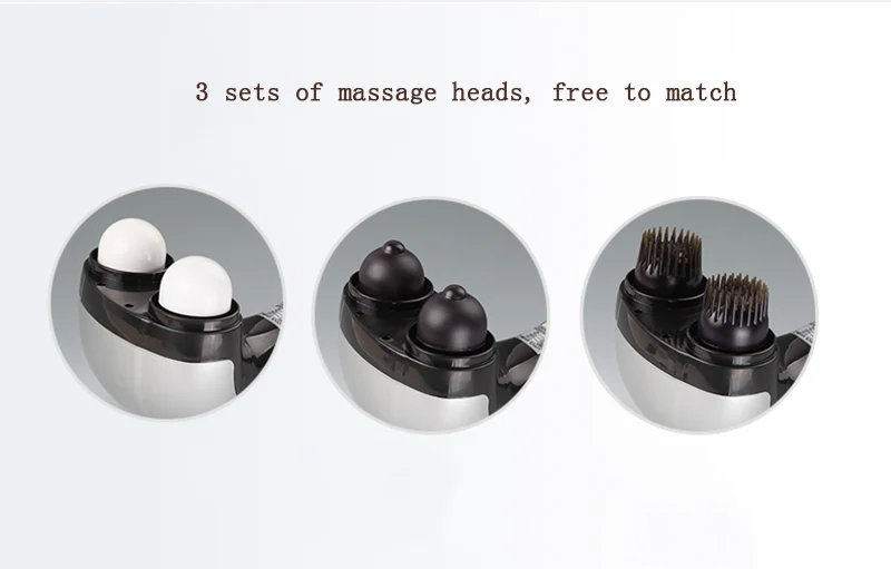 Electric body massager electric cervical vertebra massage device infrared back massage hammer neck leg full-body massager