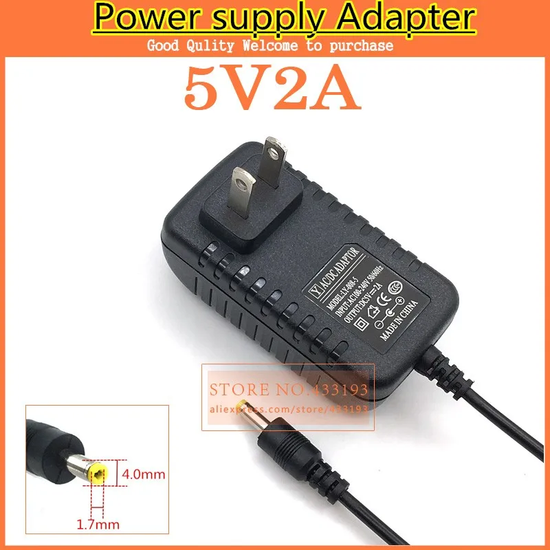 NEW Universal 5V 2A DC 4.0*1.7mm Charger Power Adapter Supply for Android TV Box for Sony PSP 1000 2000 3000