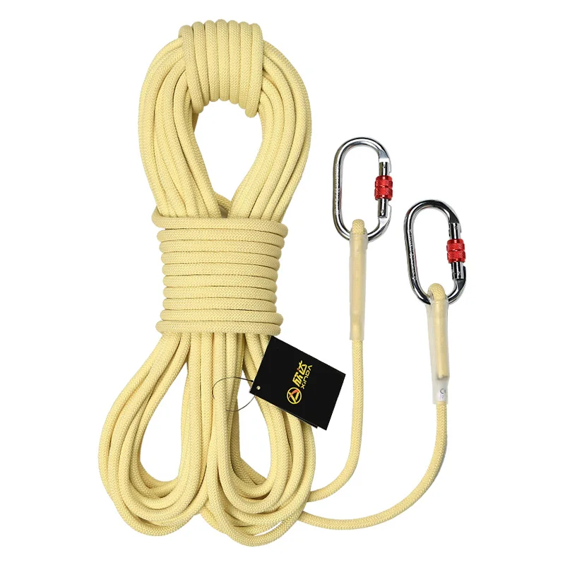 XINDA Escalada Paracord Rock Climbing Rope Outdoor Hiking Fire prevention Safety Rope High Strength Cord Camping Equipment