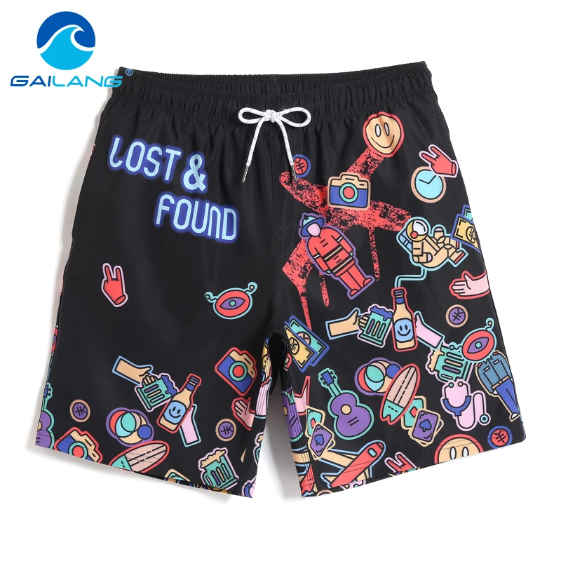 

Gailang Brand Men Beach Shorts Board Man Trunks Boxer Gay Swimwear Swimsuits Shorts Bermuda Casual Active Sweatpants Boardshorts