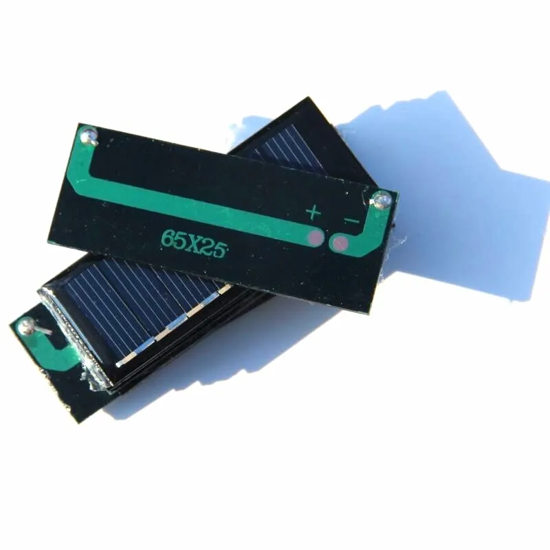 تخصيص 0.2 واط الألواح الشمسية الصغيرة 3.5 فولت الخلايا الشمسية الكريستالات لتقوم بها بنفسك نظام الطاقة الشمسية الصغيرة 65*25 مللي متر 1000 قطعة
