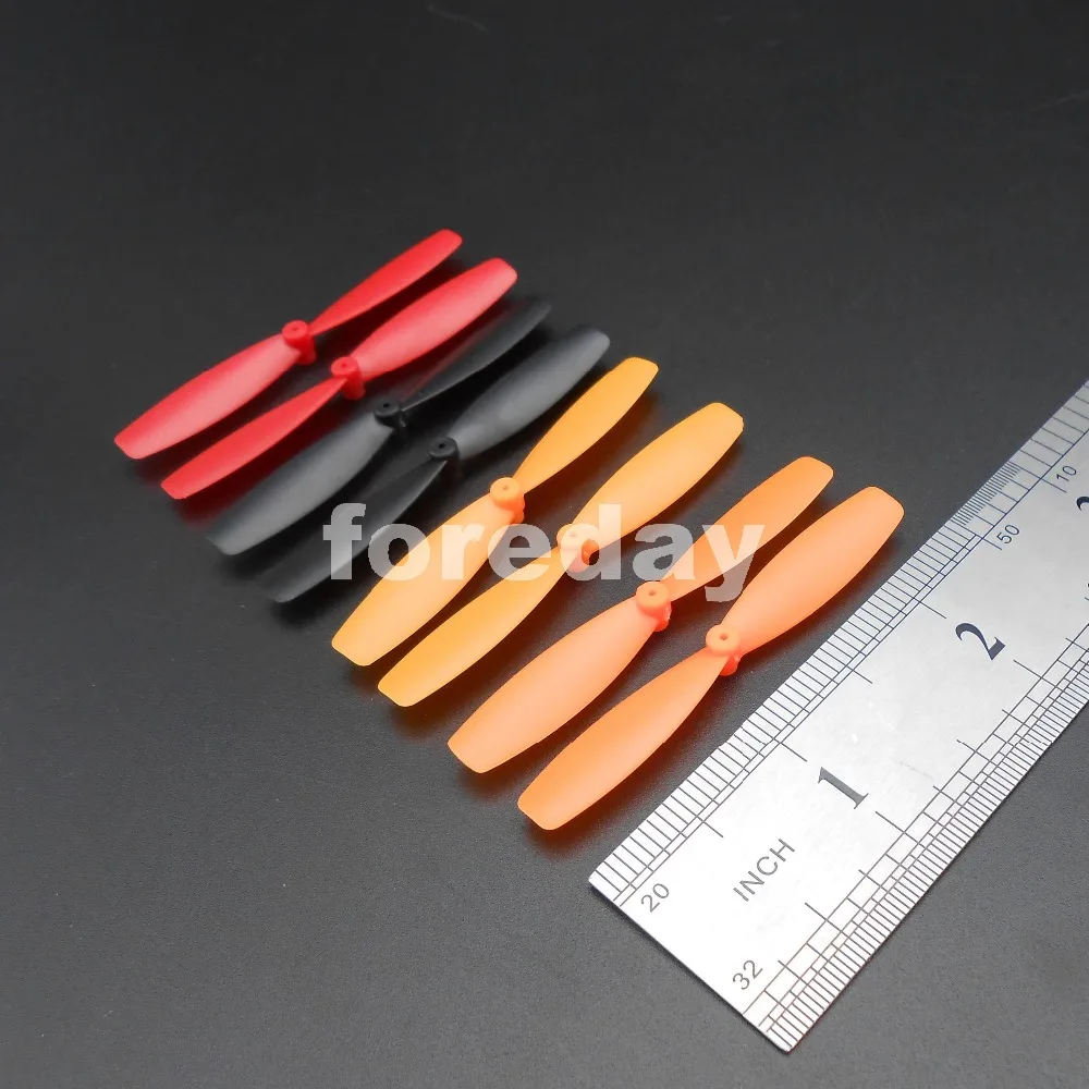 100PCS SET 60MM Four-axis Plastic Propeller Forward Reverse Clockwise Anticlockwise 2 blades 1MM 100 X 2PCS/SET(+-) * FD511-514