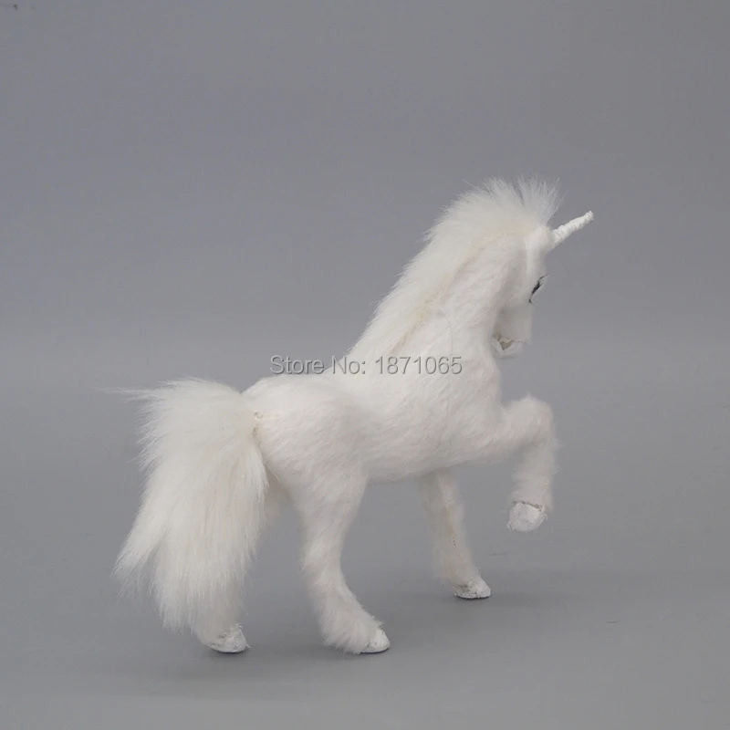 Unicorn Stuffed Toys 15*11*3 CM Simulation Doll Pegasus Unicorn Plush Christmas Gift Toys White Plush Animals Decoration Model