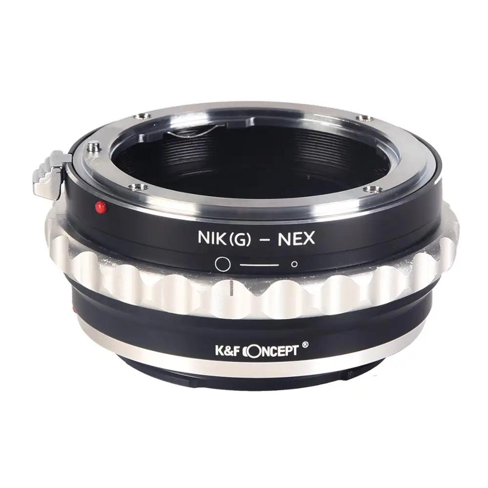 

K & F CONCEPT NIK(G)-NEX для Nikon G Крепление объектива для Sony E NEX a5000 A7II A7R a6400 a73 a7R3 адаптер объектива с крышкой объектива