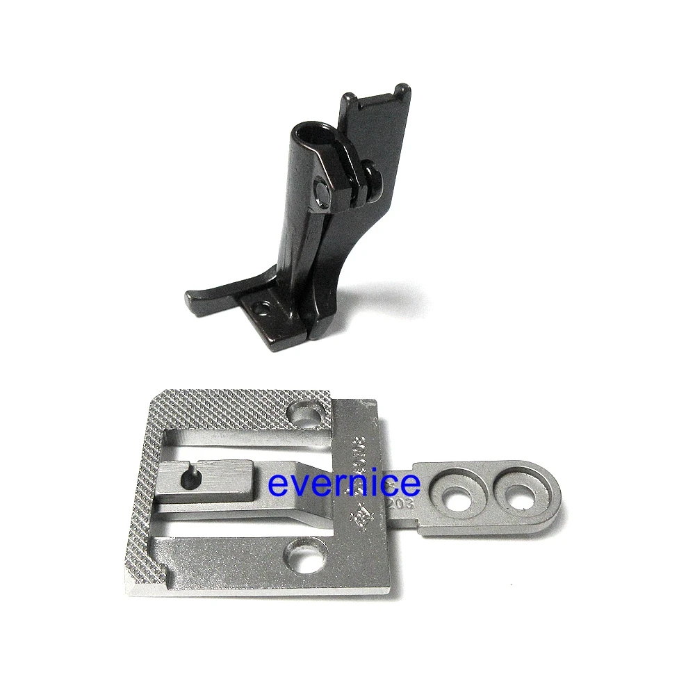 Throat Plate + Feeder + Walking Feet For Juki Dsc-246V Binding Sewing