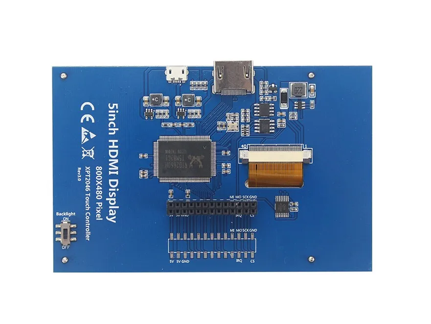 7 inch Raspberry Pi 3 B+ Touch Screen 1024*600 Capacitive Touchscreen LCD HDMI Interface TFT Display Connector