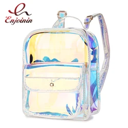 Di alta Qualità del sacchetto Ologramma Donne Zaini Laser PVC Zaini Scuola Per Le Ragazze Adolescenti borsa Da Viaggio sacchetto di Scuola del Sacchetto di Spalla Impermeabile