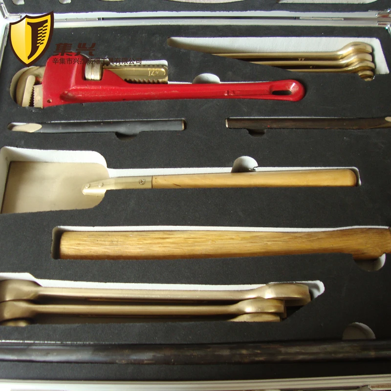 36pcs combination tools,Explosion-proof combination tool,Beryllium bronze and aluminum bronze,Dedicated to oil Depot station