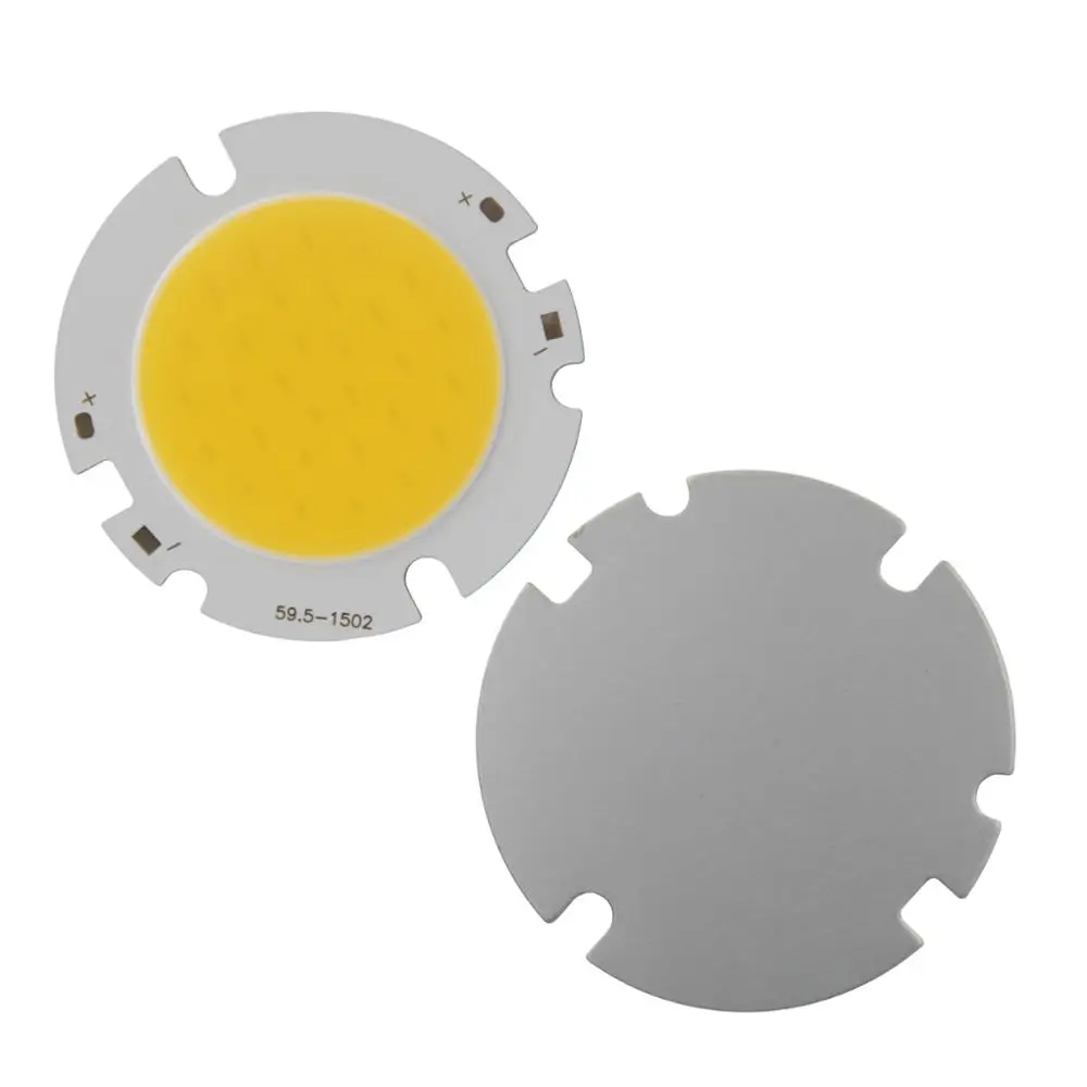 

allcob 1pcs 5pcs 10pcs epistar chips round COB LED doide Light Source Module 10W 300m 1000lm COB Warn Nature White for downlight