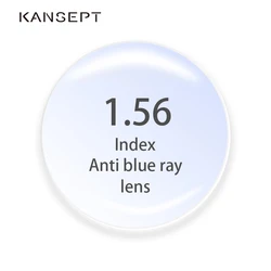 Lentes Anti-Blue Ray Prescrição, Lentes Asféricas Computador, Profissional Anti-Radiação Óptica, Miopia e Hipermetropia, 1,56 Índice