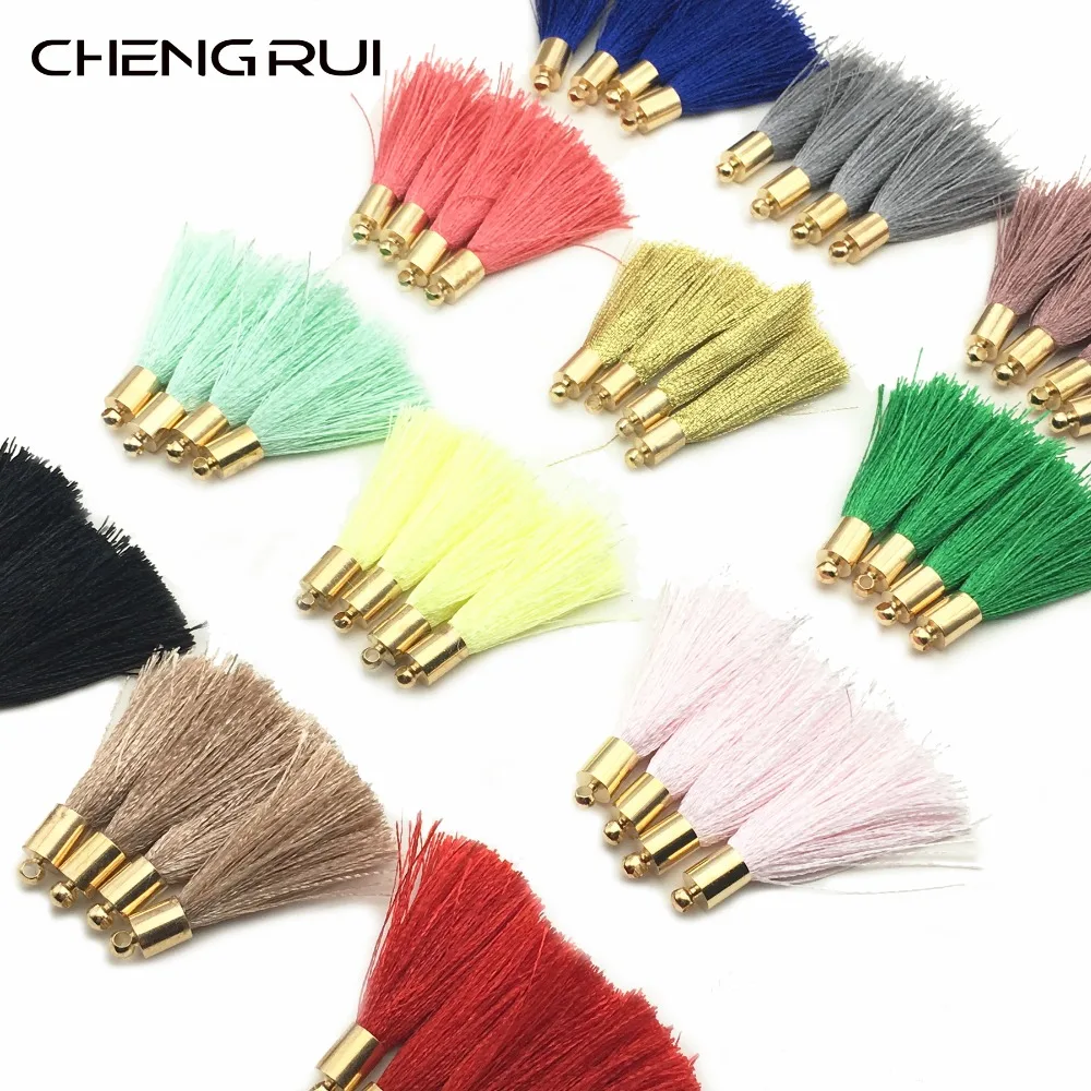 CHENGRUI L32,3cm, nappa, nappe di seta, frangia, nappe per tende, tenda a pennello, artigianato, tessuto con frange, frange per cucire, 10 pz/borsa