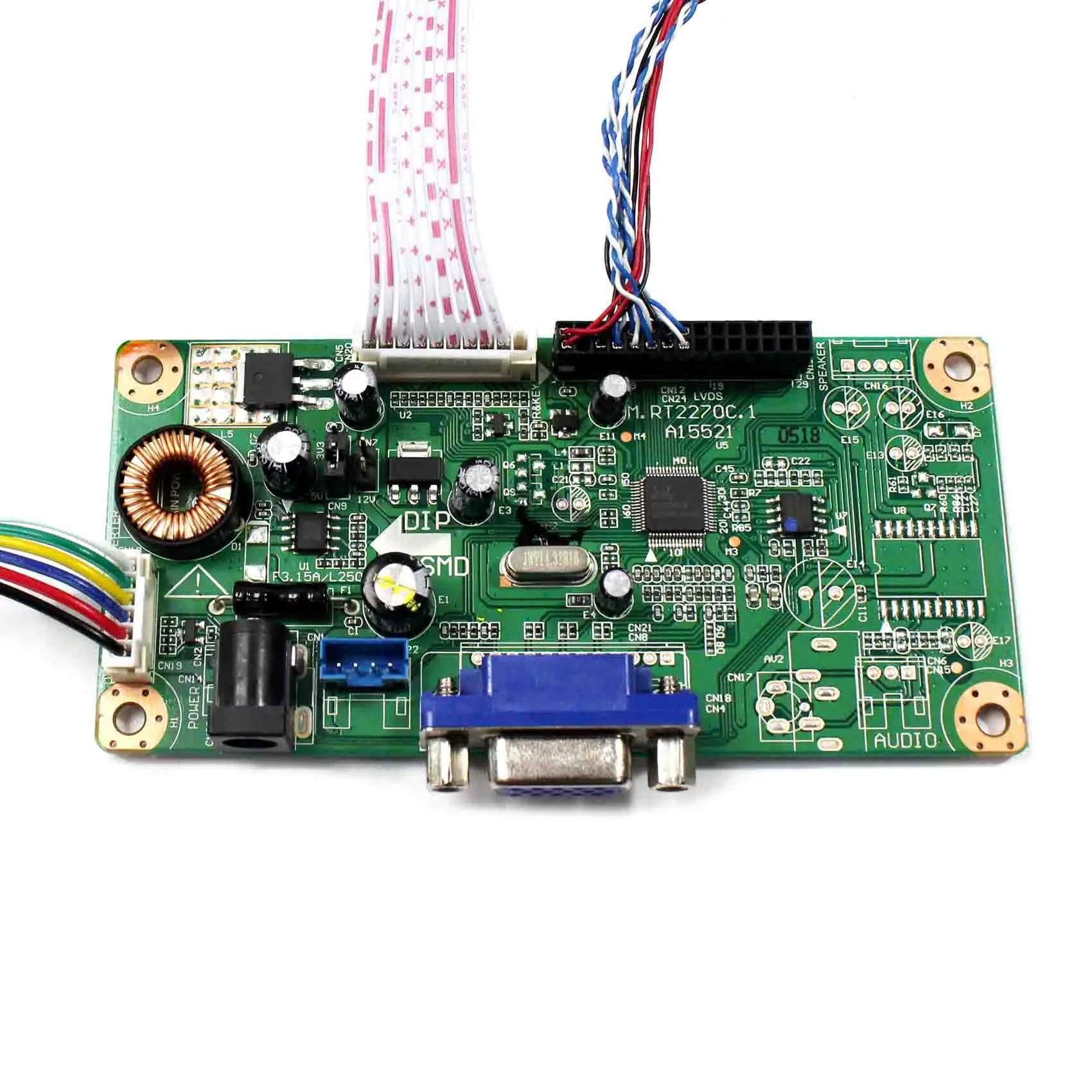 VGA LCD CONTROLLER BOARD สำหรับ 9.7 นิ้ว 1024x768 AB0970003 LTN097XL01-A01 หน้าจอ LCD