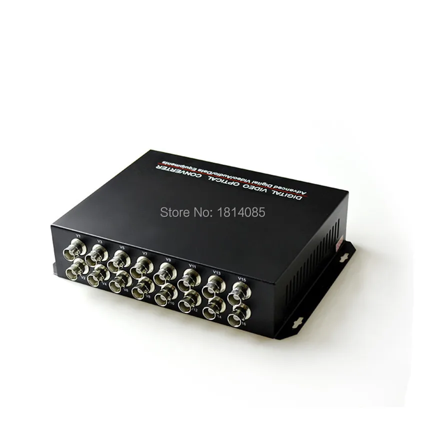 CCTV 16Channels Fiber Optic Video Convertor 16 channel Video to fiber converter/Fiber optic Video Multiplexer