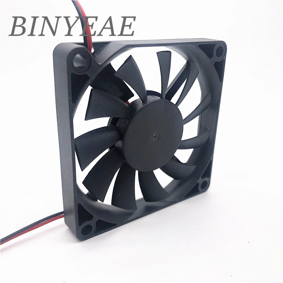 DC 5V 12V 24V Ball Bearing 7010 70MM 70x70x10MM Cooling Fan  Comptuter CPU Cooling Fan With 2pin