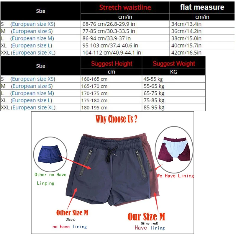 Summer 2023 Running Shorts Men Quick Dry GYM Sport Shorts Fitness Training Jogging zipper Workout Shorts Men Sports Short Pants