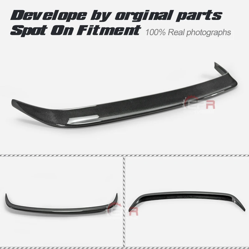 

Car Accessories For 14-18 Mazda 3 MPS 3Dr 5Dr Hatch Carbon Fiber Rear Spoiler Add On Glossy Finish Trunk Wing Lip Kit Drift Trim