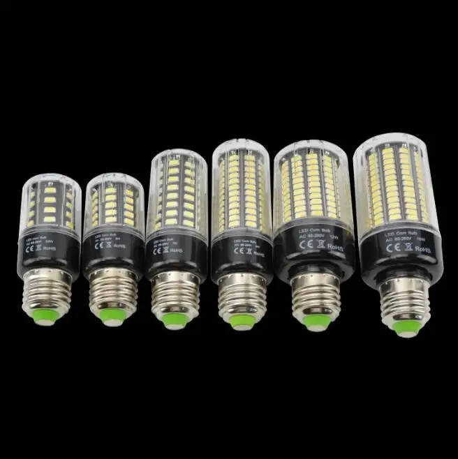 Led Lamp E27 Led Bulb E14 Led Corn Light 220v 110v SMD 5736 Ampoule e 27 lampada Real watts NO Flicker for Home ampoules Lights