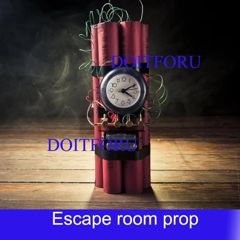 

Room escape prop countdown timer enter the password before the countingdown to unlock and away from chamber room