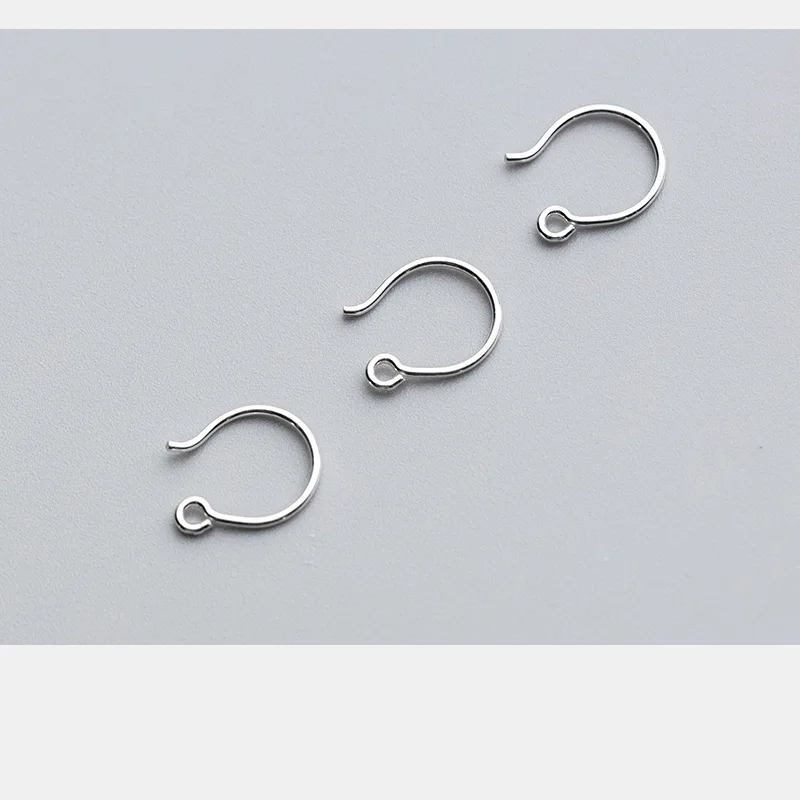 2pairs/lot 100% 925 Sterling Silver Earring Hooks Fashion European Ear Wire Hook For Women Jewelry Make DIY Fancy Birthday Gift