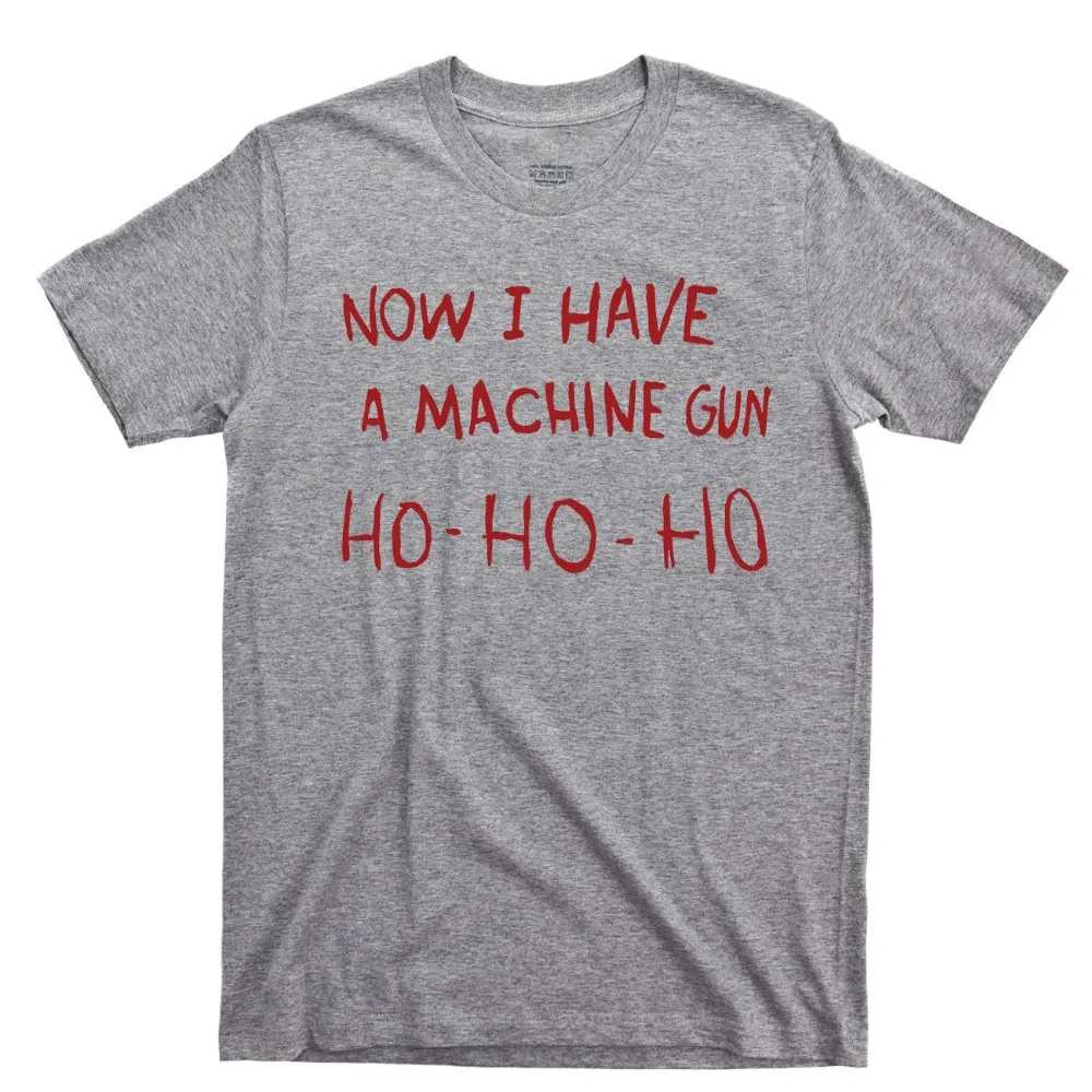 Now I Have A Machine Gun T Shirt Die Hard Ho John Mcclane Movie 2019 Brand Clothing Men Printed Fashion Design Muscle Shirt