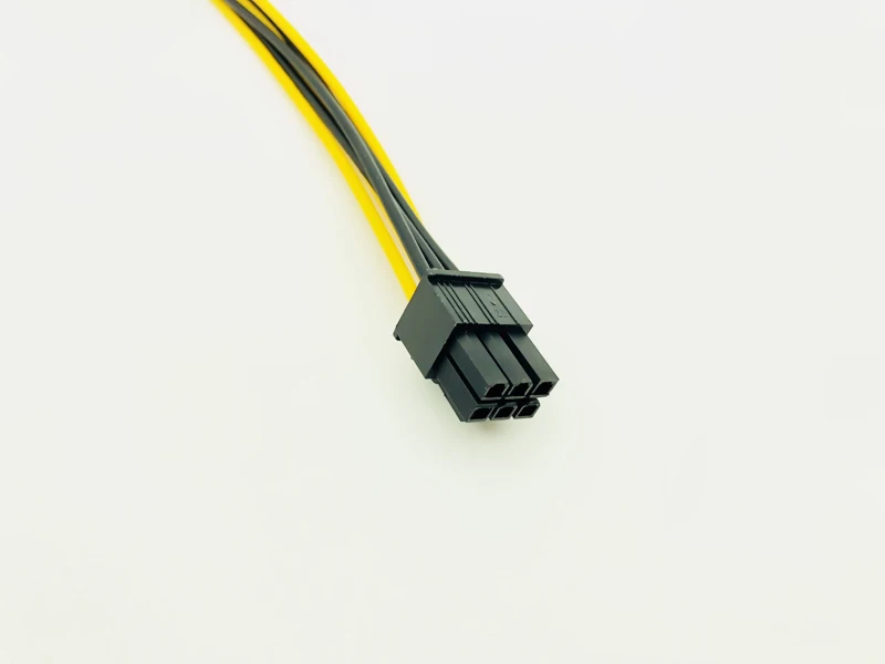 PCIE 6Pin to 6Pin Power Supply Cable Graphics Card Power Extension Cable 6 Pin Connector Male to Female Power Adapter for Mining